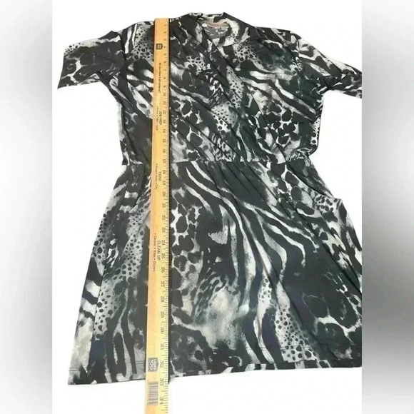 Chico's Black & White Tunic Size M/8 - Picture 5 of 9